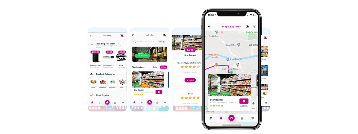 Twirlrka - Multi Vendor, Multi Store App